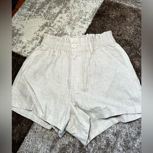 Hollister Linen Style Shorts; size XS; NWOT